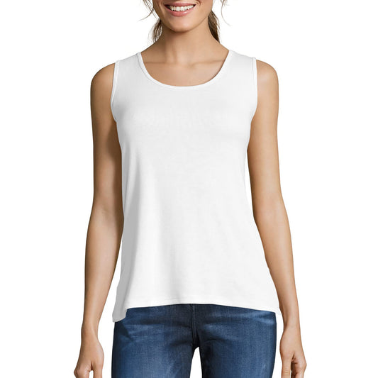 Mini-Ribbed Cotton Tank Top