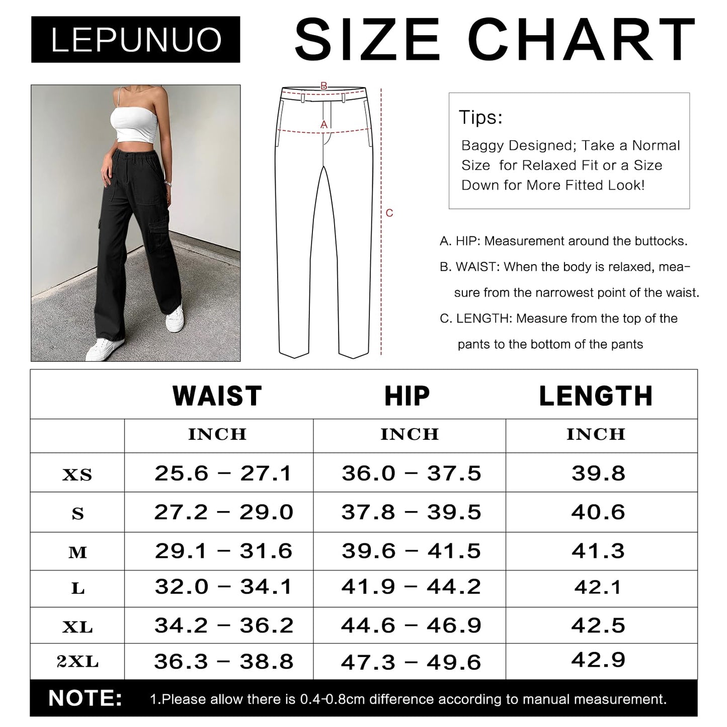 Cargo Pants for Women M