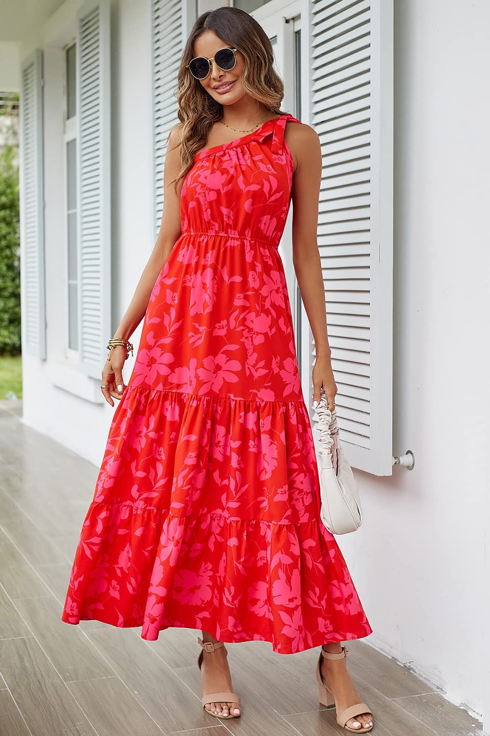 Robe longue fleurie M