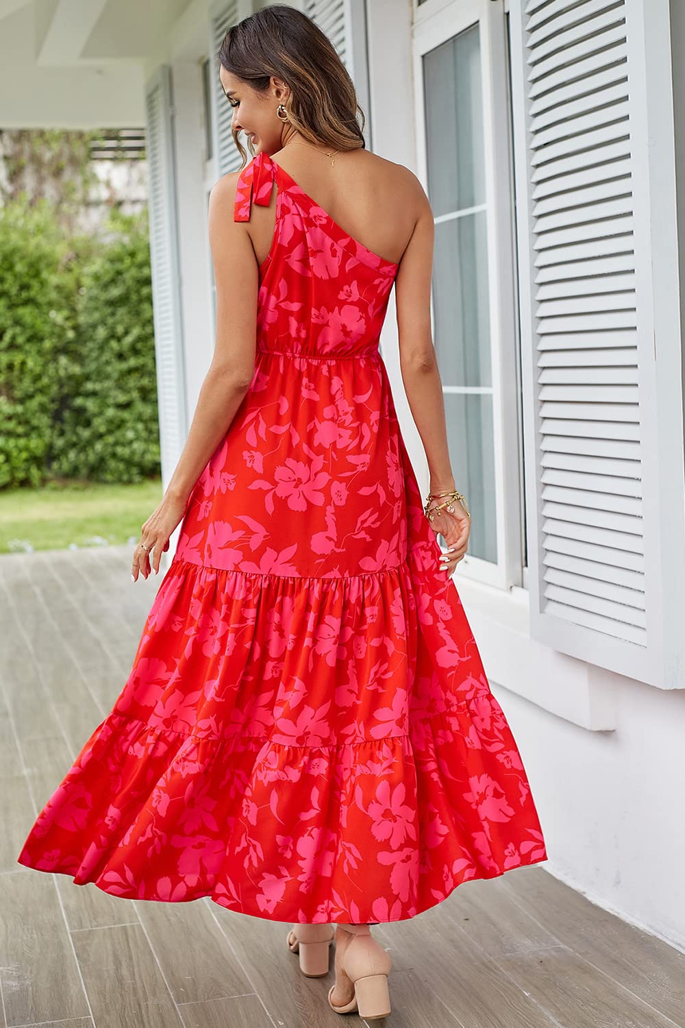 Robe longue fleurie M