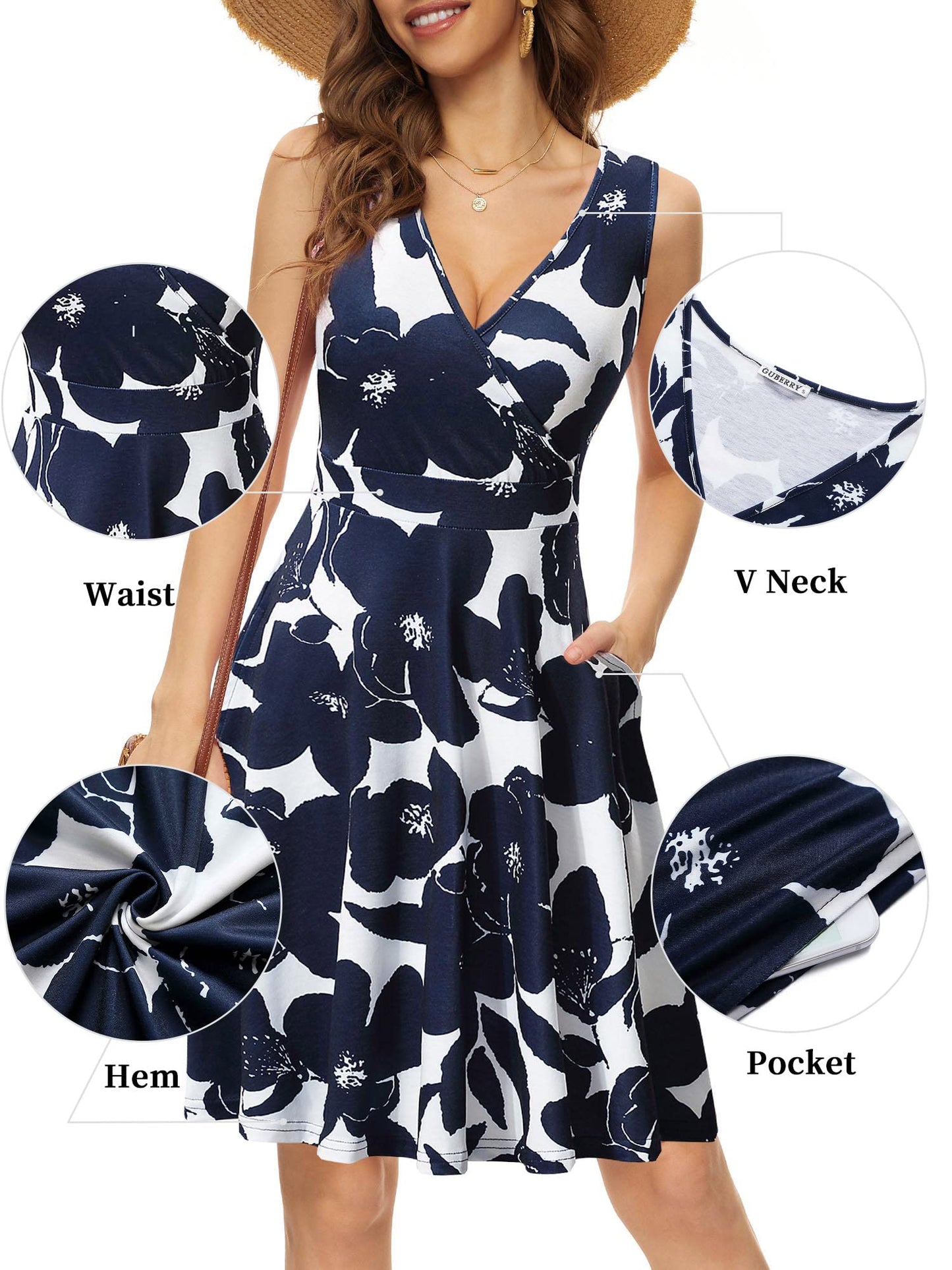 Robe d'été pour invité avec poches