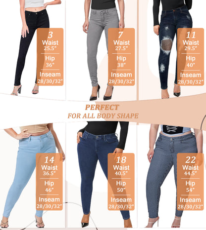 Jean 5 poches en denim extensible M